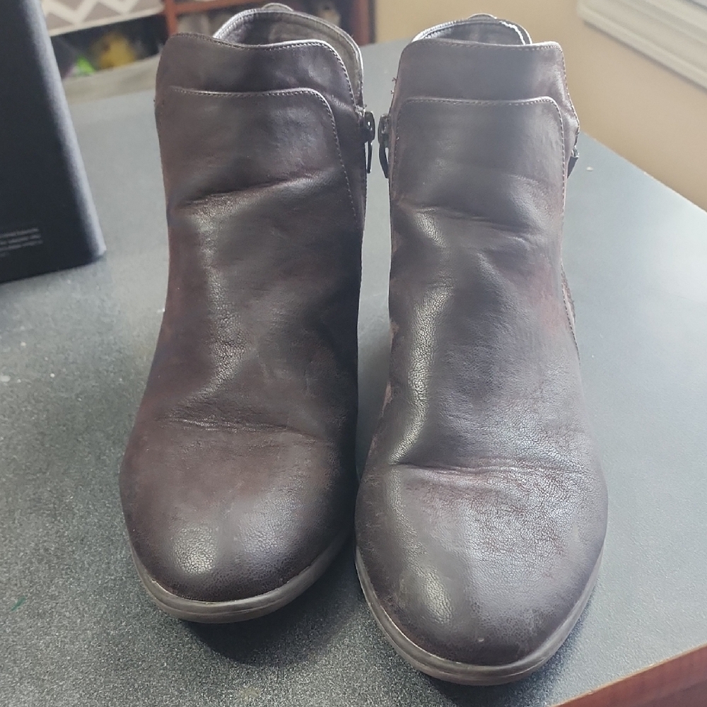 MIA Dark Brown Ankle Booties